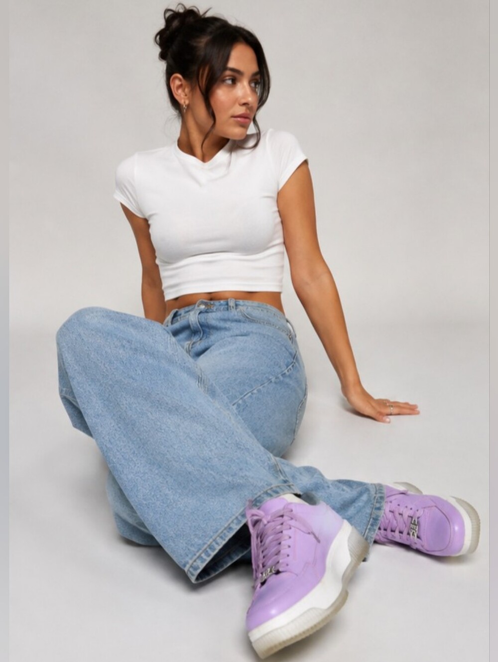 Call It Spring Lavender Platform Sneakers